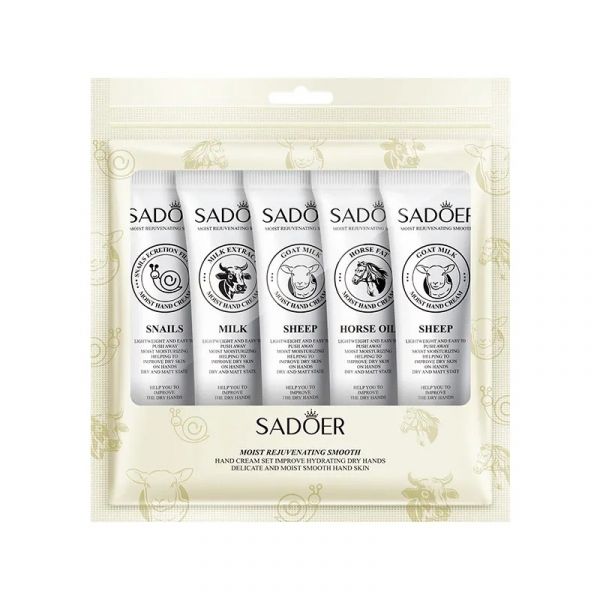 Sadoer Set of moisturizing and nourishing creams for, 5*30gr.